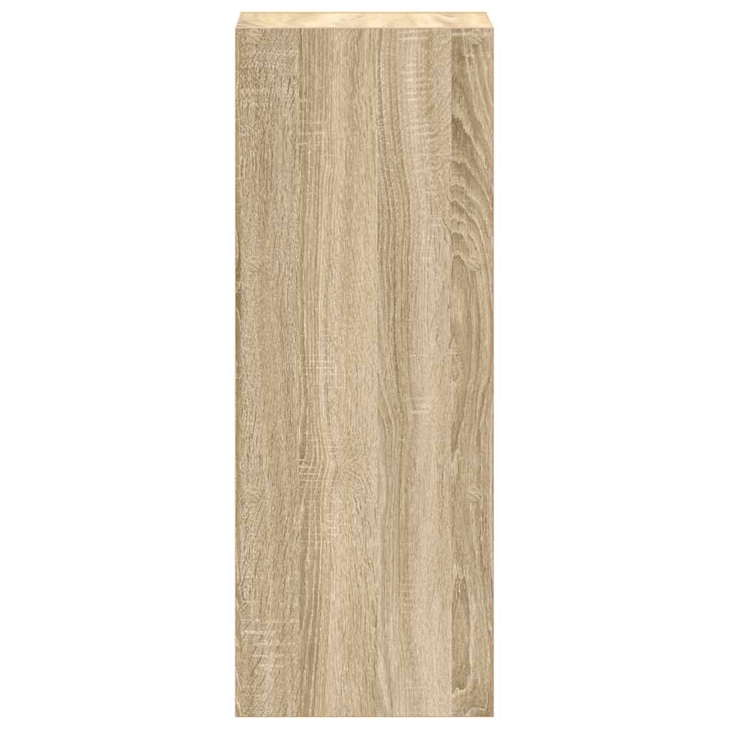 Bibliotecă Stivuabilă 30X30X80 Cm Lemn Prelucrat