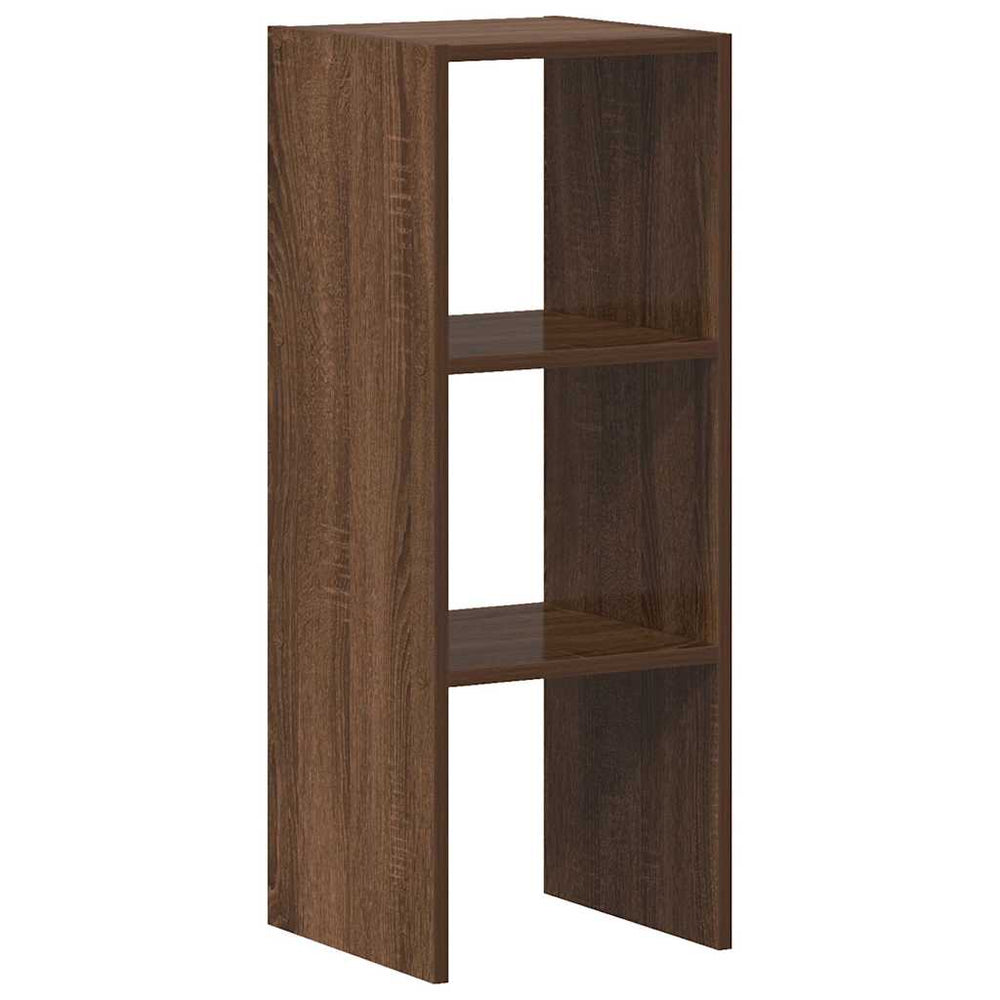 Bibliotecă Stivuabilă, Stejar Maro, 30X30X80 Cm, Lemn Prelucrat