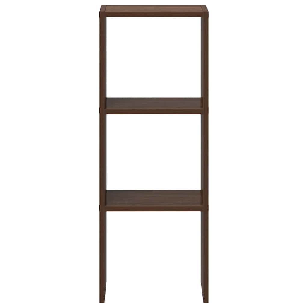 Bibliotecă Stivuabilă, Stejar Maro, 30X30X80 Cm, Lemn Prelucrat