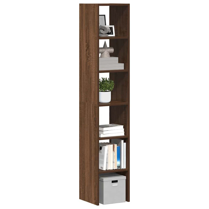 Biblioteci 2 Buc, Stivuibile, Stejar Maro, Lemn Prelucrat
