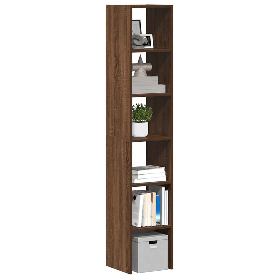 Biblioteci 2 Buc, Stivuibile, Stejar Maro, Lemn Prelucrat