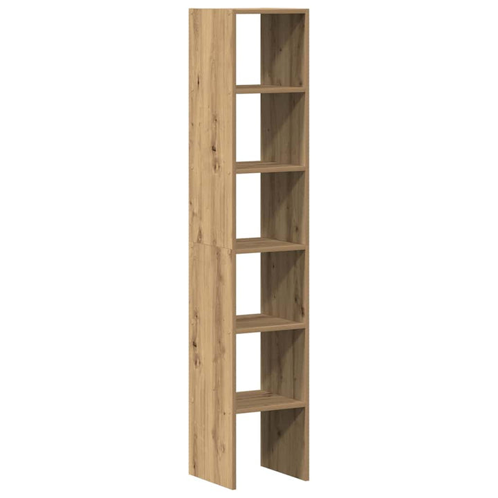 Biblioteci 2 Buc Stejar Artisan Stivuibil Lemn Prelucrat