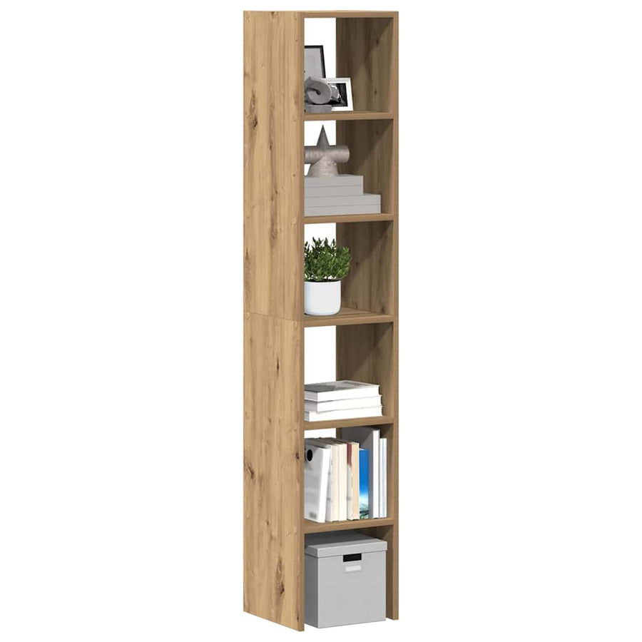 Biblioteci 2 Buc Stejar Artisan Stivuibil Lemn Prelucrat