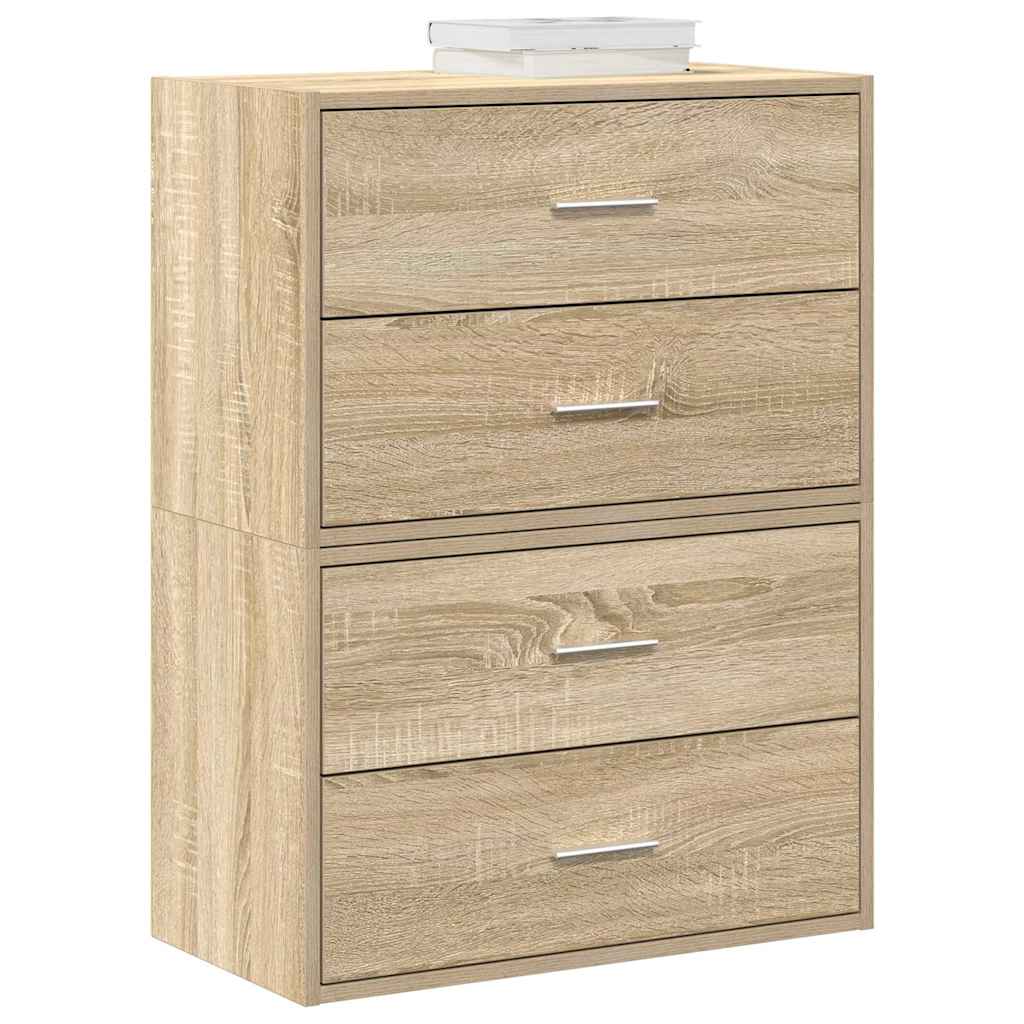 Dulap Cu 2 Sertare 60X31X40 Cm Lemn Prelucrat