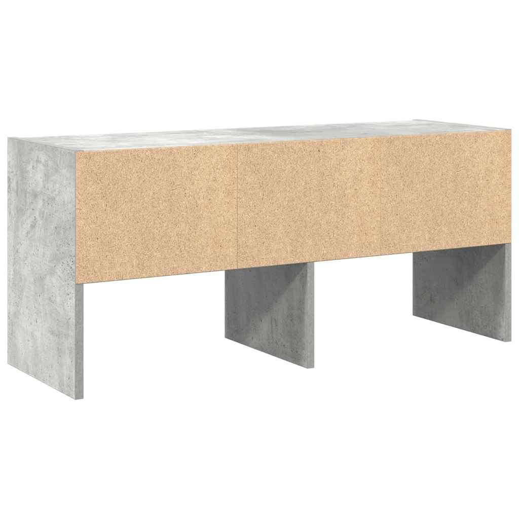 Suport Pantofi Stivuibil Beton Gri 89,5X30X40 Cm