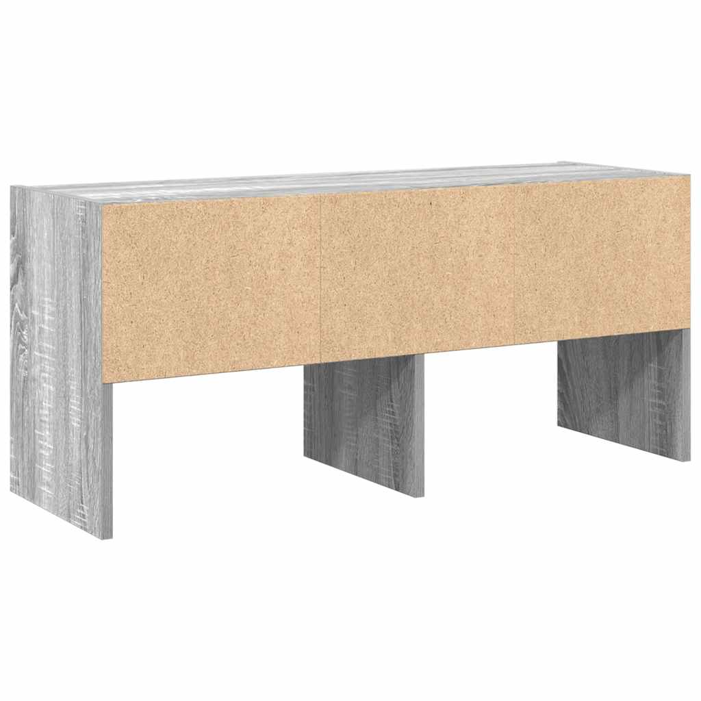 Suport Pantofi Stivuibil, Gri Sonoma 89,5X30X40 Cm