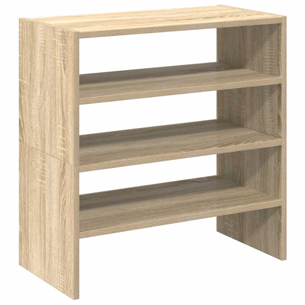 Rafturi Pantofi 2 Buc Stivuibile 60X30X30,5 Cm