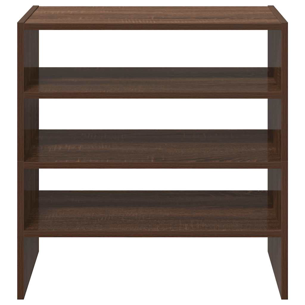 Rafturi Pantofi 2 Buc Stejar Maro Stivuibil 60X30X30,5 Cm