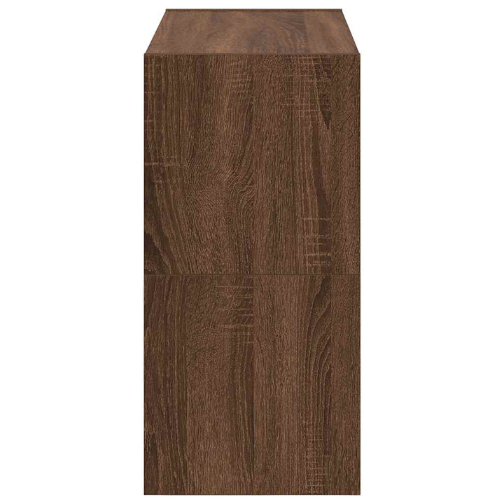 Rafturi Pantofi 2 Buc Stejar Maro Stivuibil 60X30X30,5 Cm