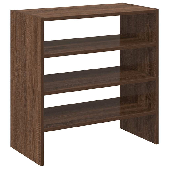 Rafturi Pantofi 2 Buc Stejar Maro Stivuibil 60X30X30,5 Cm
