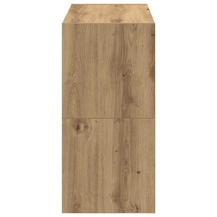 Rafturi Pantofi 2 Buc Stejar Artisan Stivuibil 60X30X30,5 Cm