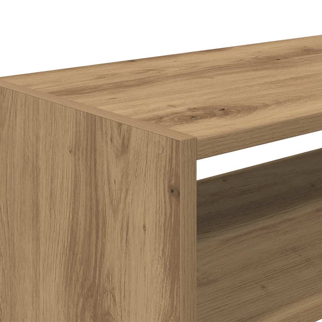 Rafturi Pantofi 2 Buc Stejar Artisan Stivuibil 60X30X30,5 Cm