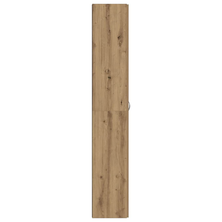 Dulap Înalt, Stejar Artizanal, 60X32X190 Cm, Lemn Prelucrat