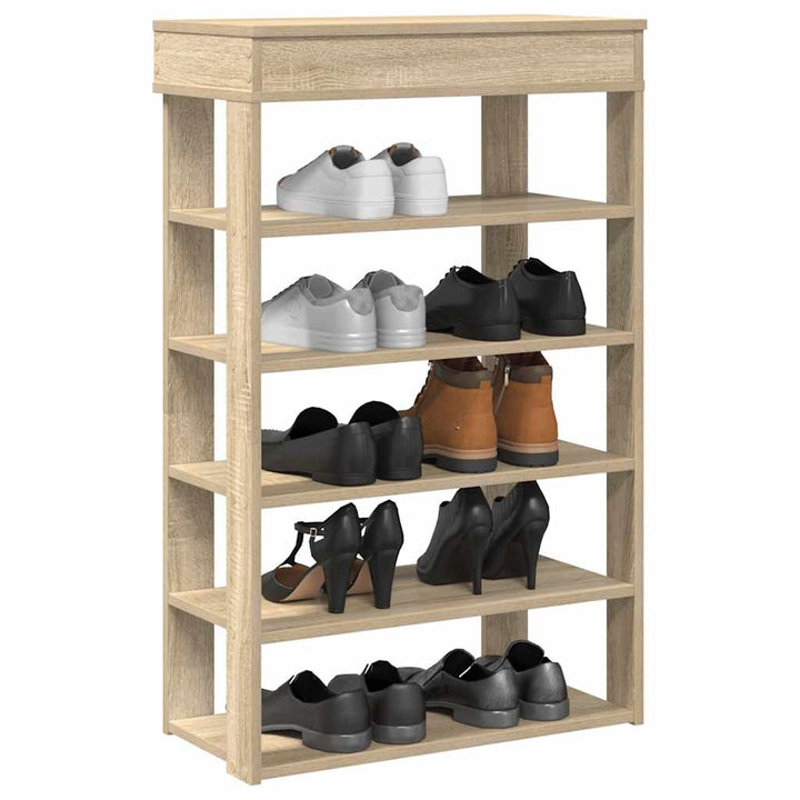 Pantofar, Gri Sonoma, 60X30X98 Cm, Lemn Prelucrat