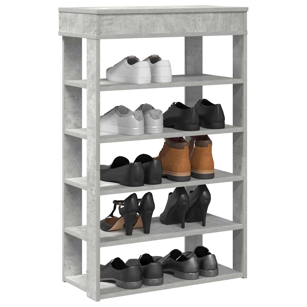 Pantofar, Gri Sonoma, 60X30X98 Cm, Lemn Prelucrat