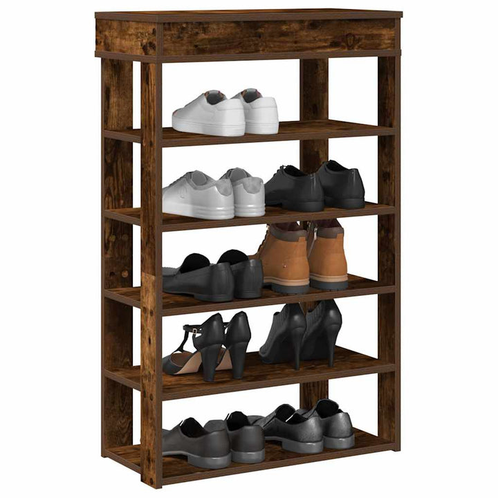 Pantofar, Gri Sonoma, 60X30X98 Cm, Lemn Prelucrat