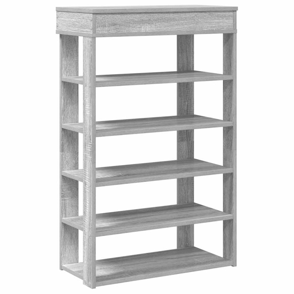 Pantofar, Gri Sonoma, 60X30X98 Cm, Lemn Prelucrat