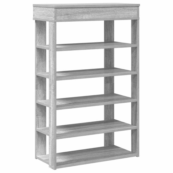 Pantofar, Gri Sonoma, 60X30X98 Cm, Lemn Prelucrat