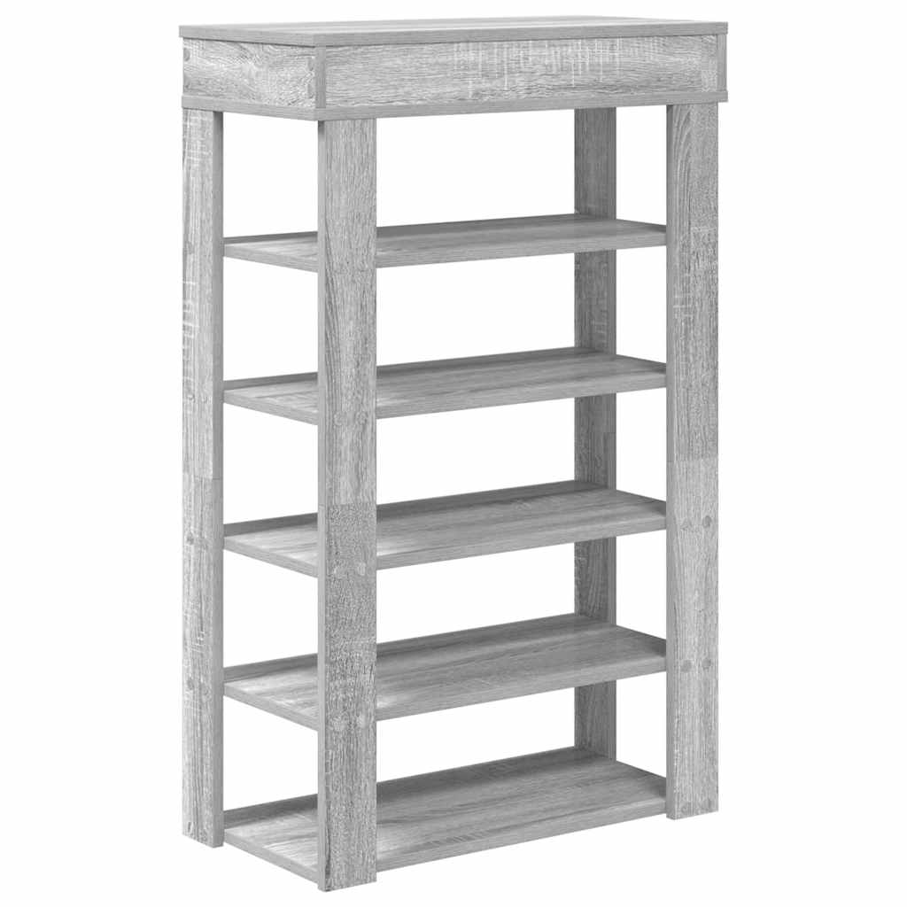 Pantofar, Gri Sonoma, 60X30X98 Cm, Lemn Prelucrat