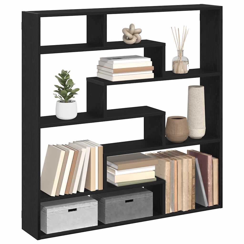 Raft Cubic De Perete Cu 7 Compartimente Lemn Prelucrat