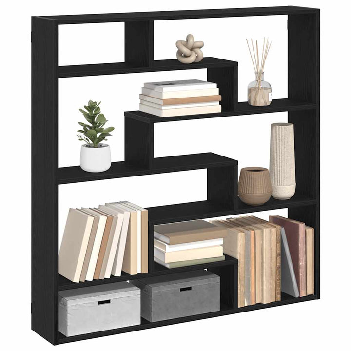 Raft Cubic De Perete Cu 7 Compartimente Lemn Prelucrat