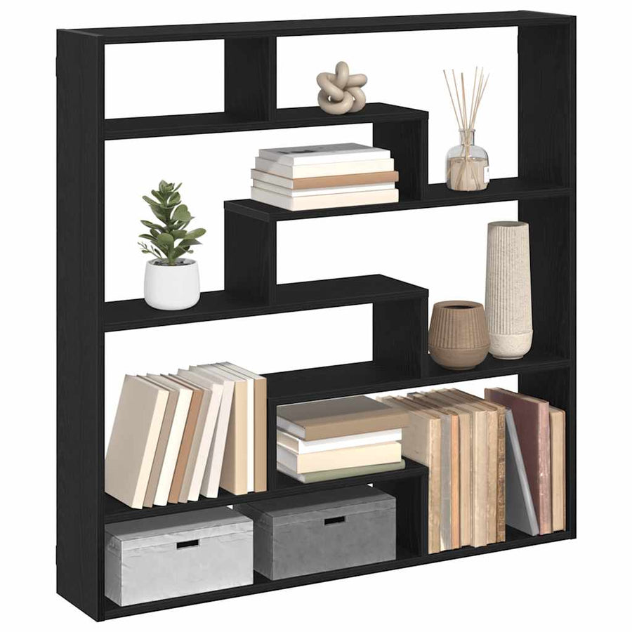 Raft Cubic De Perete Cu 7 Compartimente Lemn Prelucrat