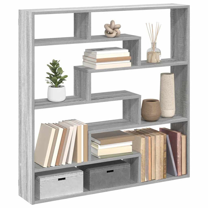 Raft Cubic De Perete Cu 7 Compartimente Lemn Prelucrat