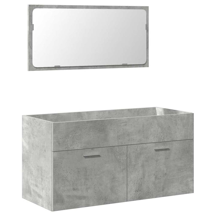 Set Mobilier De Baie, 3 Piese, , Lemn Compozit