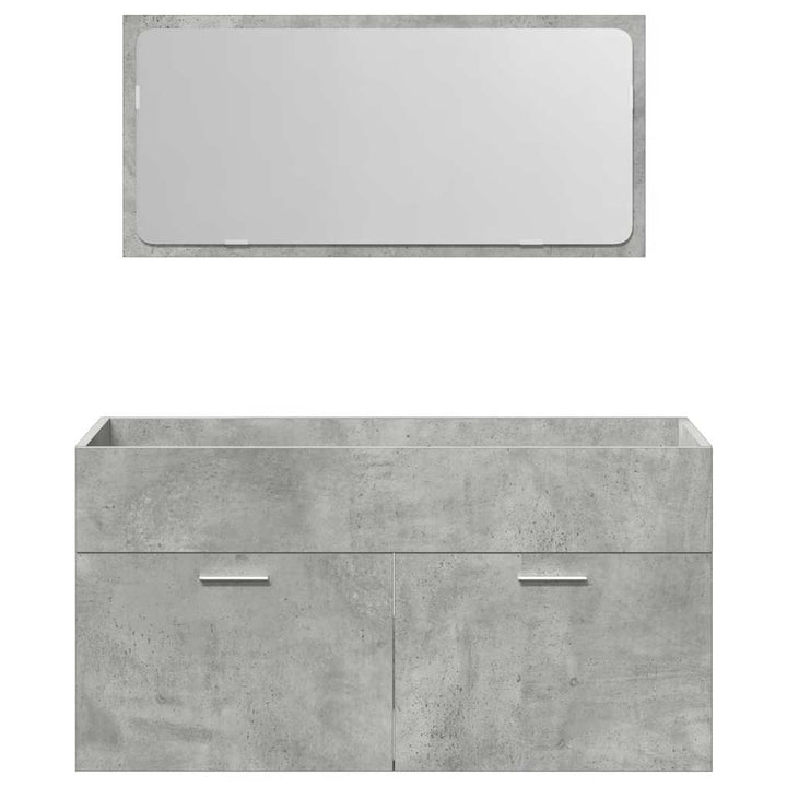 Set Mobilier De Baie, 4 Piese, , Lemn Compozit