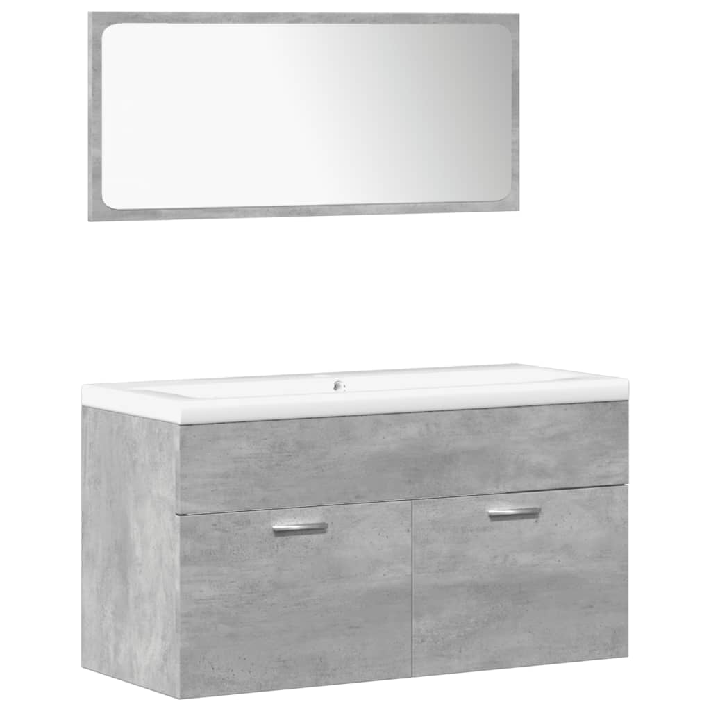 Set Mobilier De Baie, 5 Piese, , Lemn Prelucrat