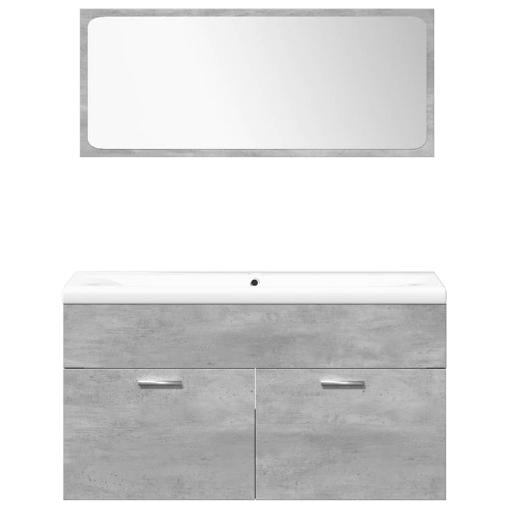 Set Mobilier De Baie, 5 Piese, , Lemn Prelucrat