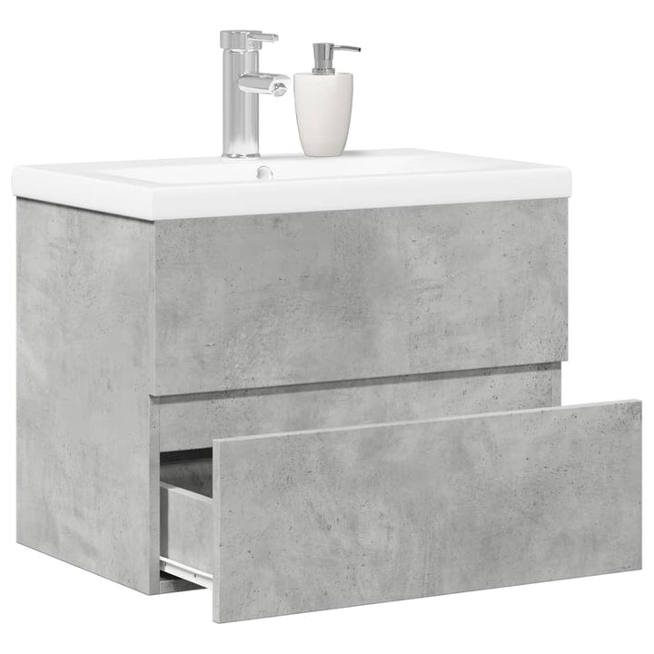 Set Mobilier De Baie, 2 Piese, Ceramică Și Lemn Prelucrat