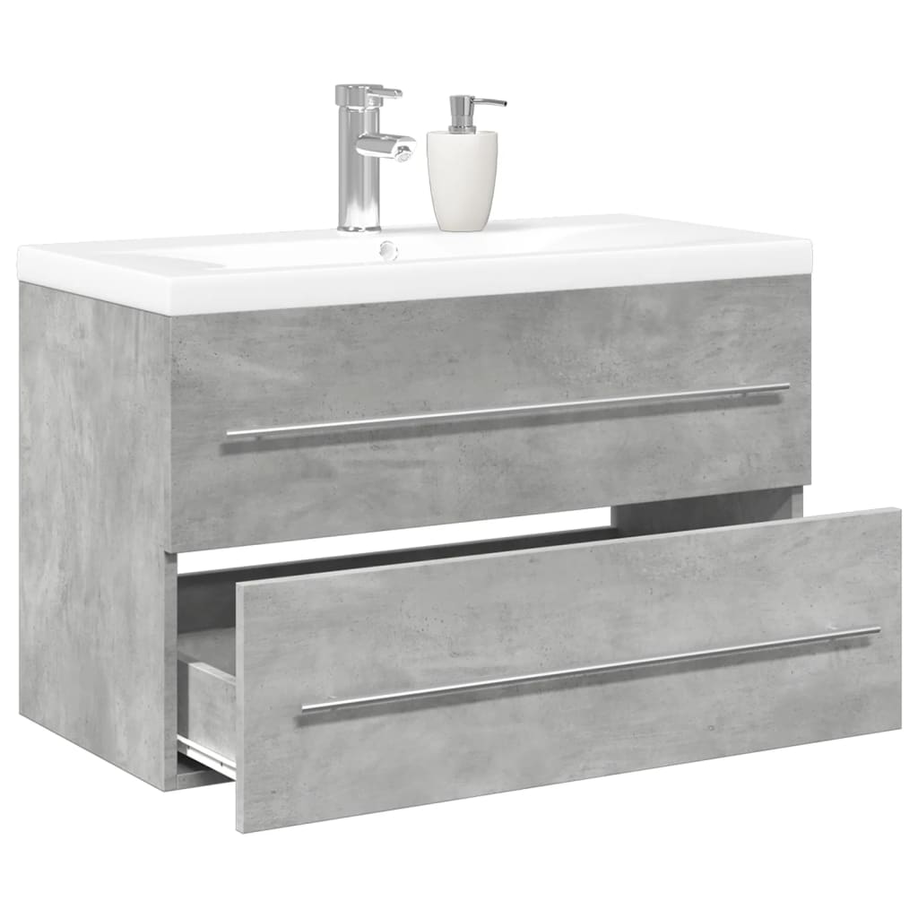 Set Mobilier De Baie, 2 Piese, , Lemn Compozit