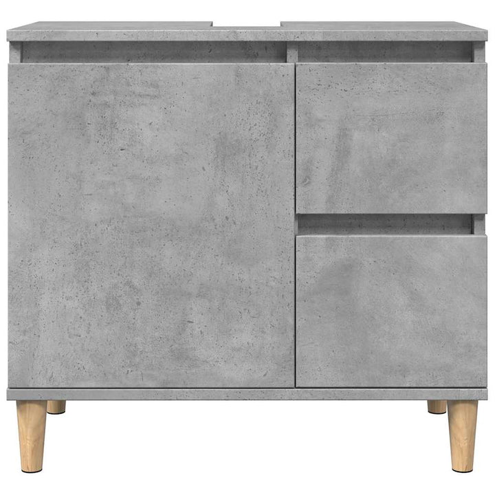 Set Mobilier De Baie, 3 Piese, , Lemn Compozit