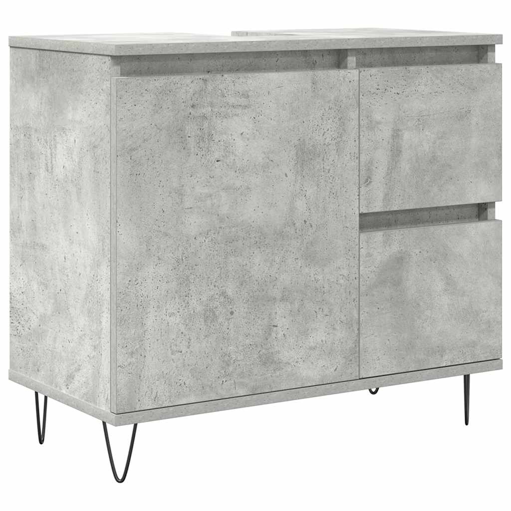 Set Mobilier De Baie, 3 Piese, , Lemn Compozit