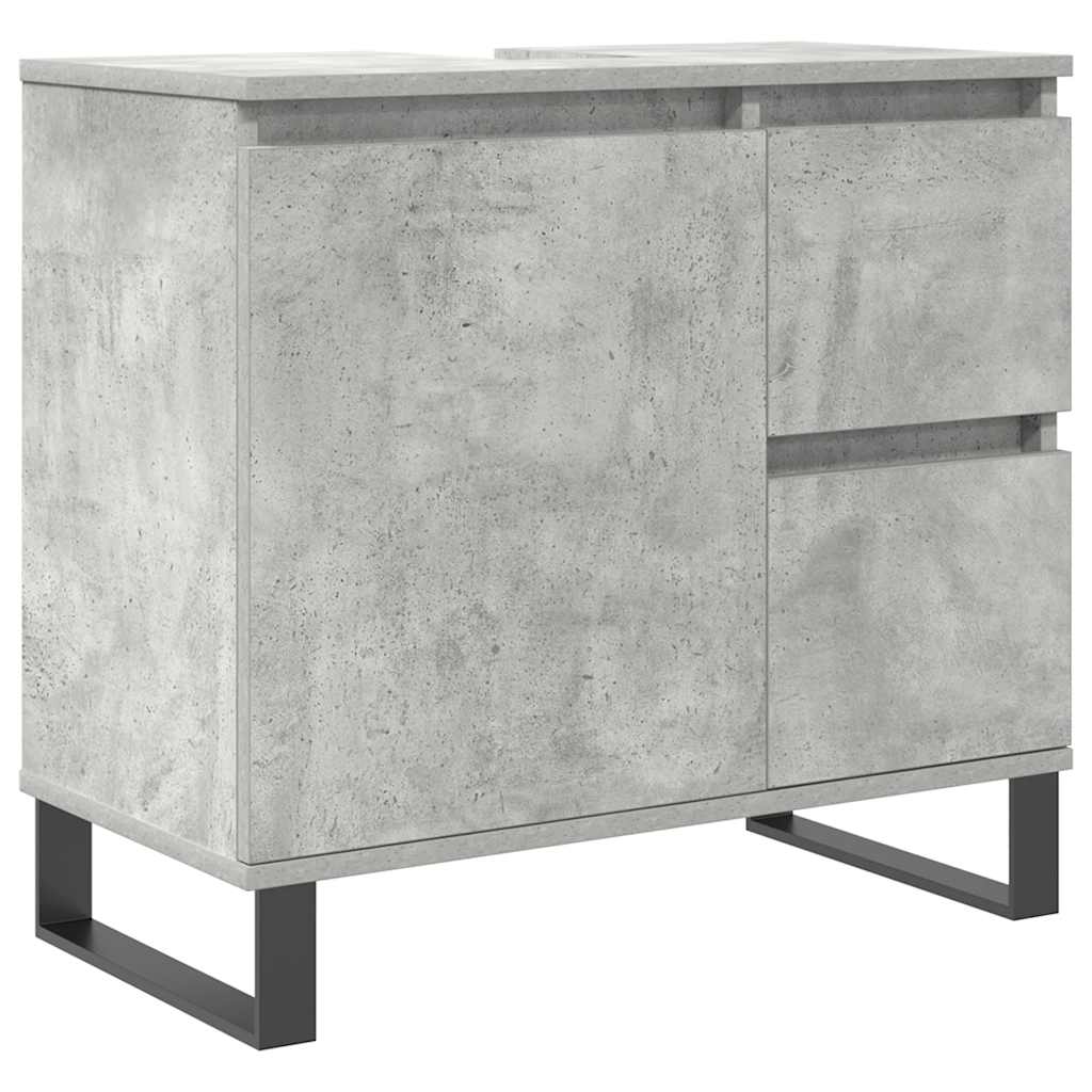 Set Mobilier De Baie, 3 Piese, , Lemn Compozit