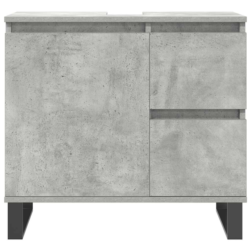 Set Mobilier De Baie, 3 Piese, , Lemn Compozit