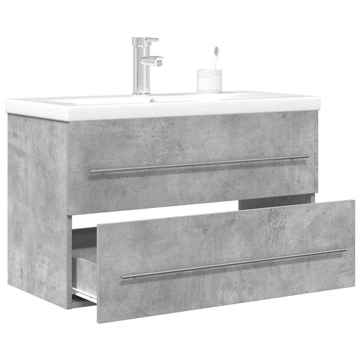 Set Mobilier De Baie, 2 Piese, , Lemn Compozit