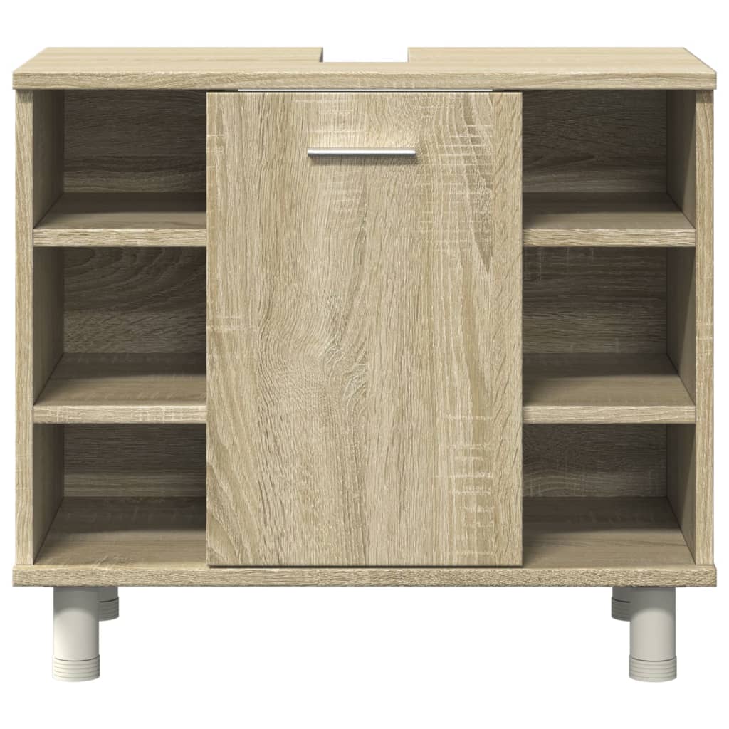 Set Mobilier De Baie, 4 Piese, , Lemn Prelucrat