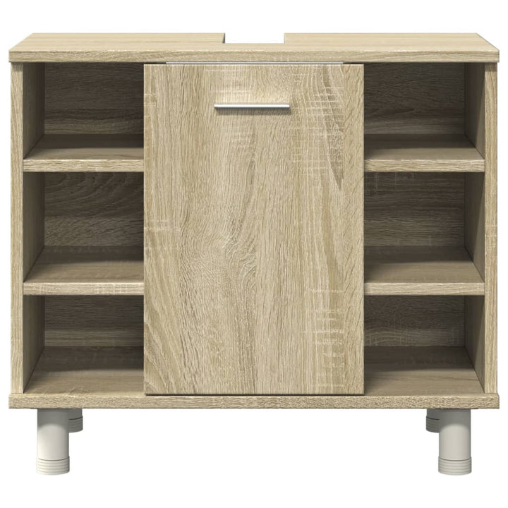 Set Mobilier De Baie, 4 Piese, , Lemn Prelucrat