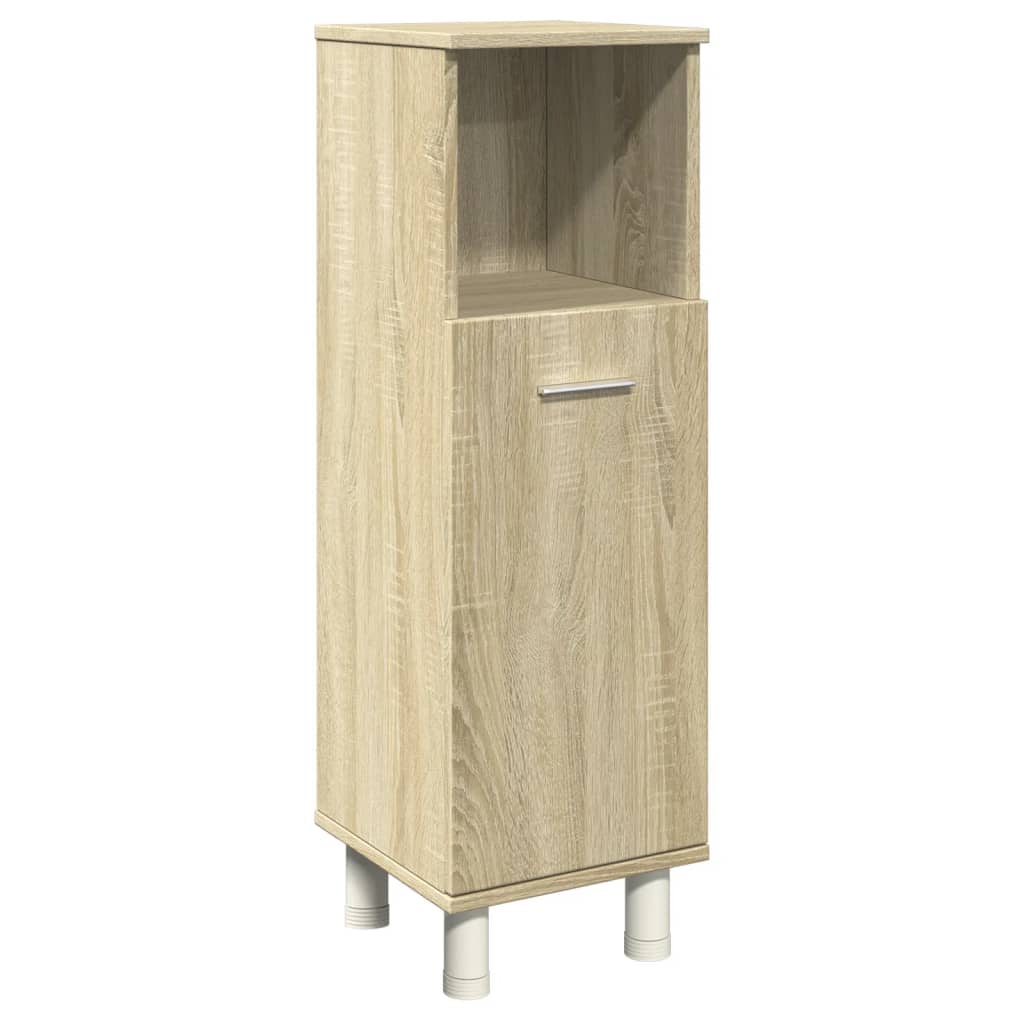Set Mobilier De Baie, 4 Piese, , Lemn Prelucrat