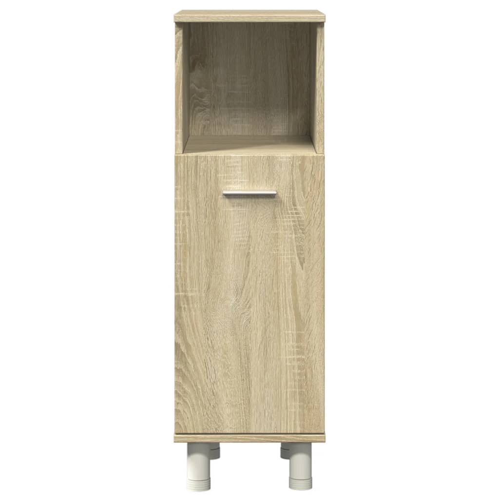 Set Mobilier De Baie, 4 Piese, , Lemn Prelucrat