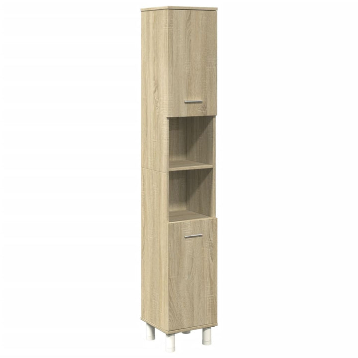 Set Mobilier De Baie, 4 Piese, , Lemn Prelucrat