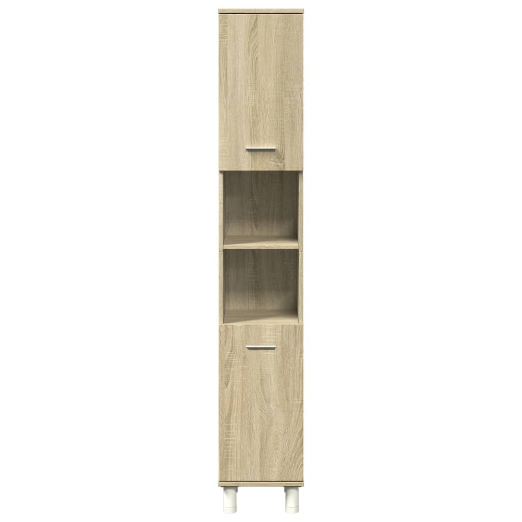 Set Mobilier De Baie, 4 Piese, , Lemn Prelucrat