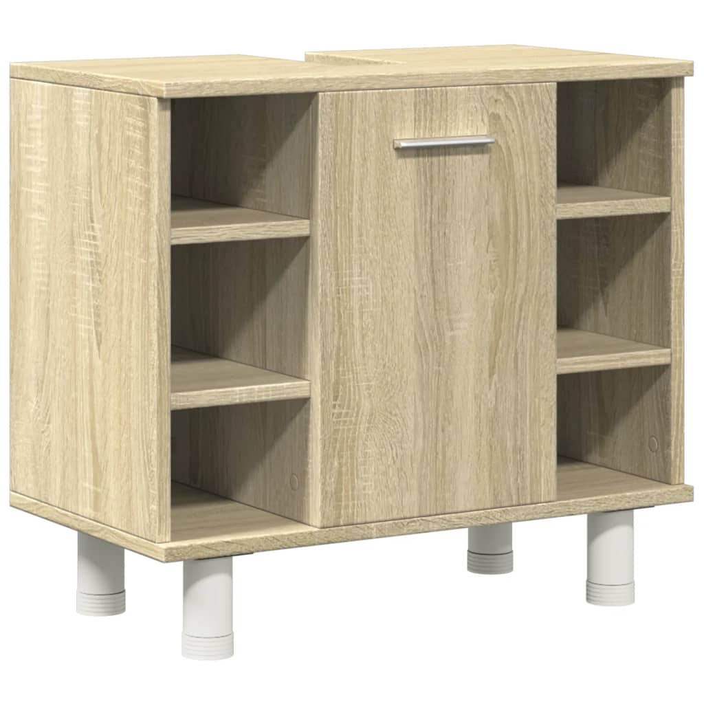 Set Mobilier De Baie, 3 Piese, , Lemn Prelucrat