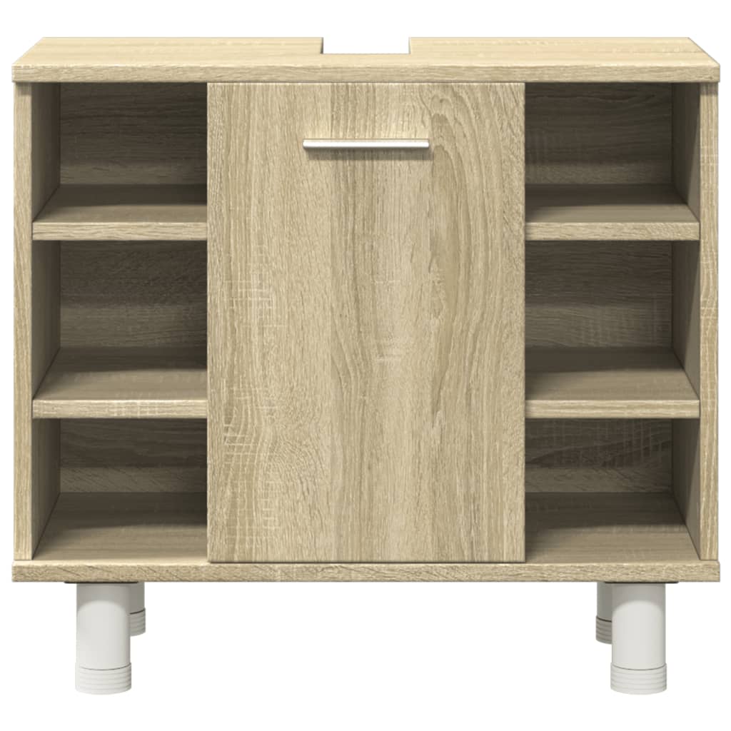 Set Mobilier De Baie, 3 Piese, , Lemn Prelucrat