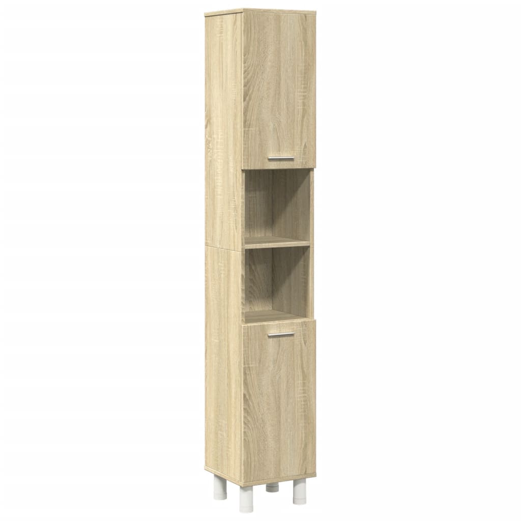 Set Mobilier De Baie, 3 Piese, , Lemn Prelucrat