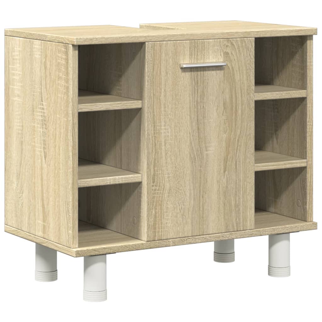 Set Mobilier De Baie, 3 Piese, , Lemn Prelucrat