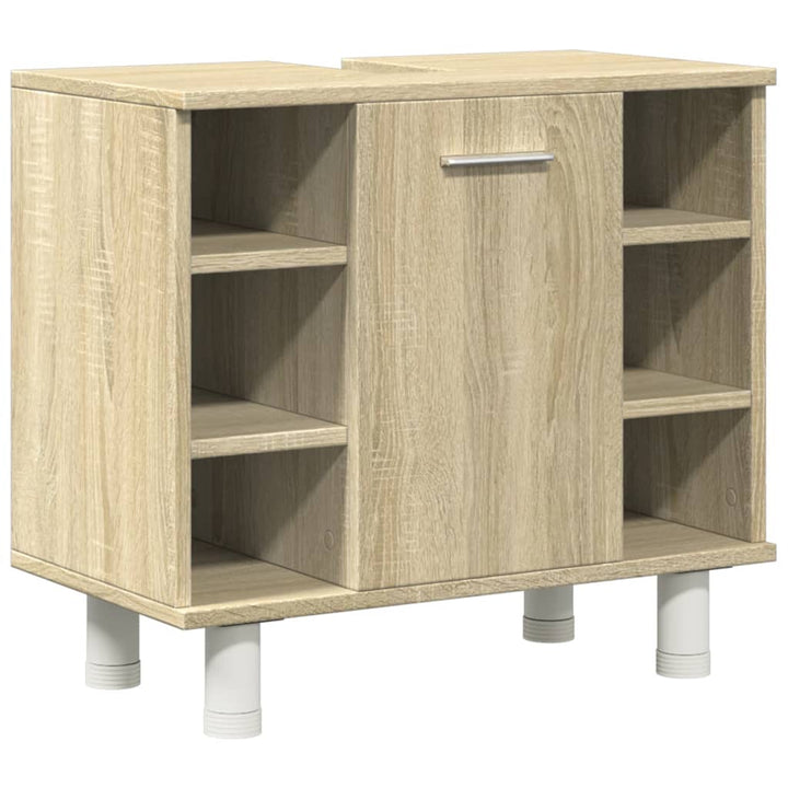 Set Mobilier De Baie, 3 Piese, , Lemn Prelucrat