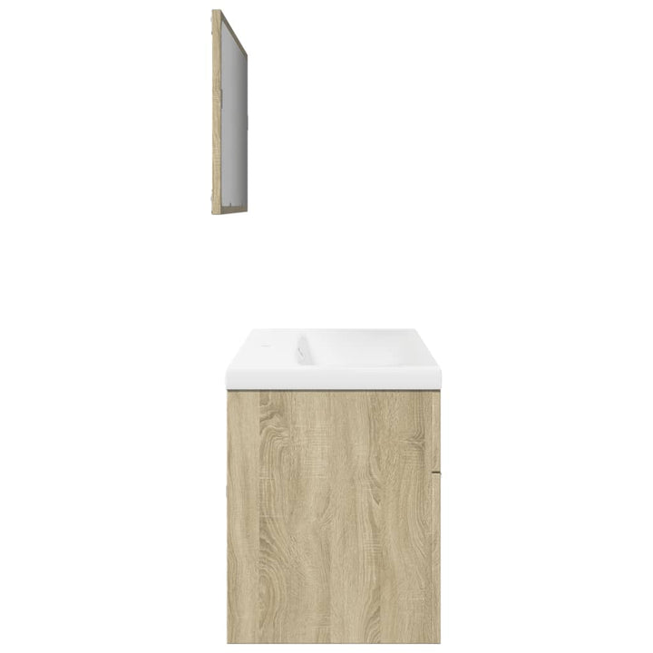 Set Mobilier De Baie, 3 Piese, , Lemn Prelucrat